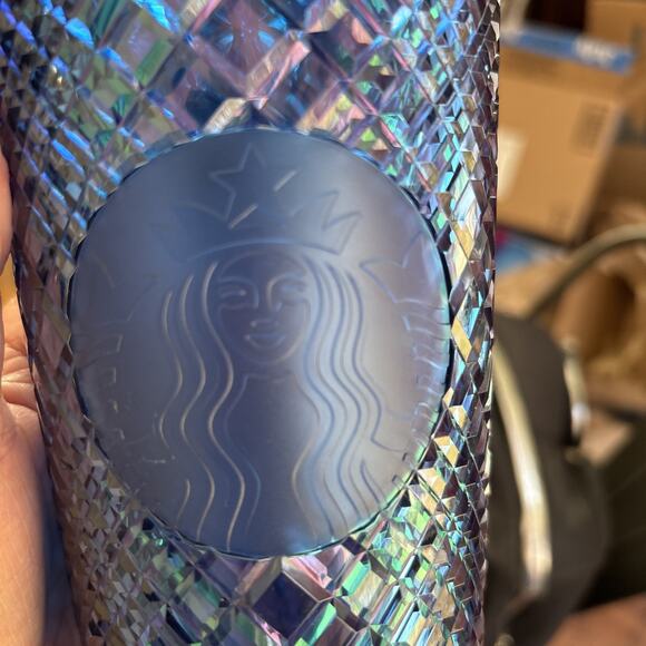 Starbucks Christmas set 2021 blue studded & 16 oz. christmas tree travel cup - Picture 3 of 7